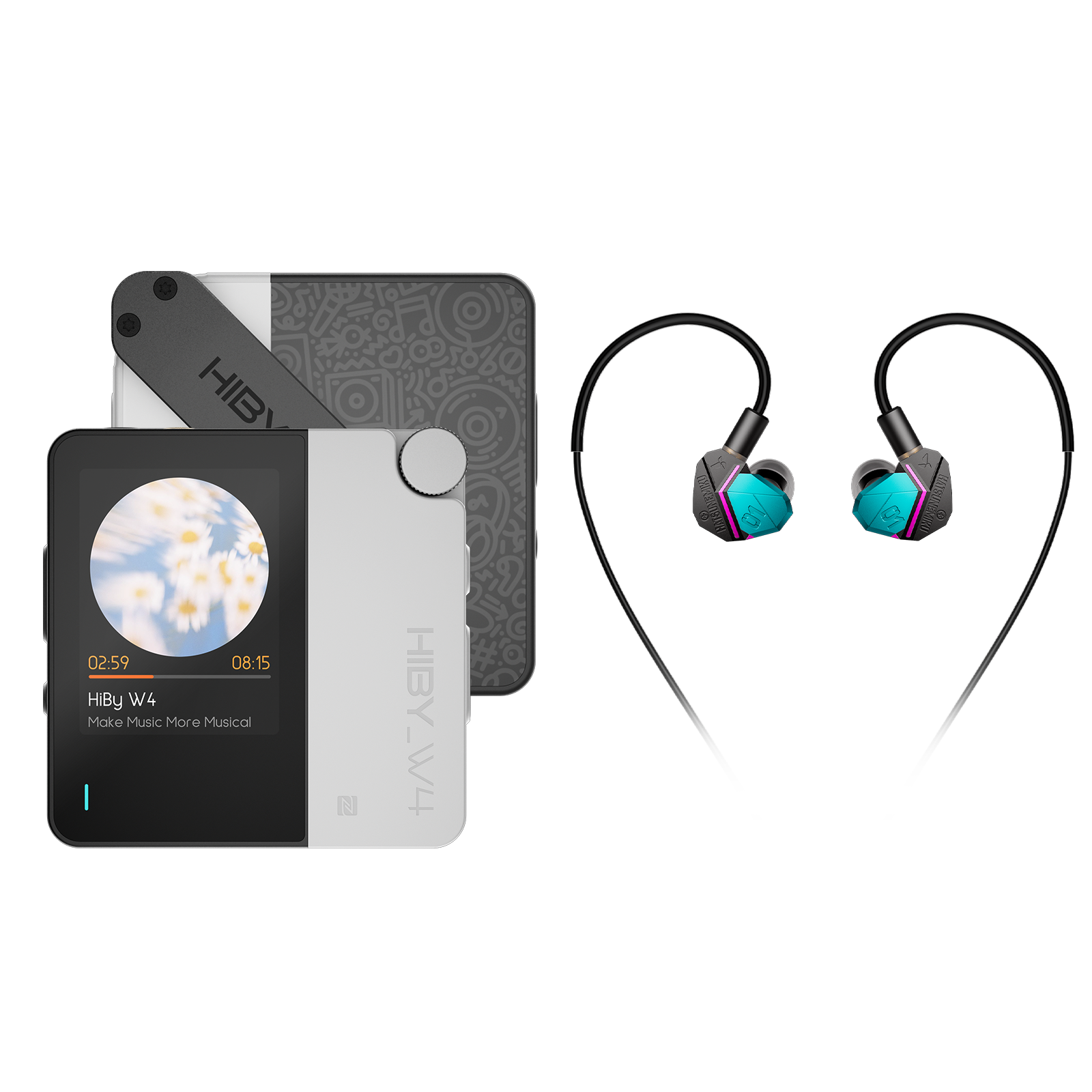 HiBy W4 - Portable HiFi Bluetooth Headphone Amplifier