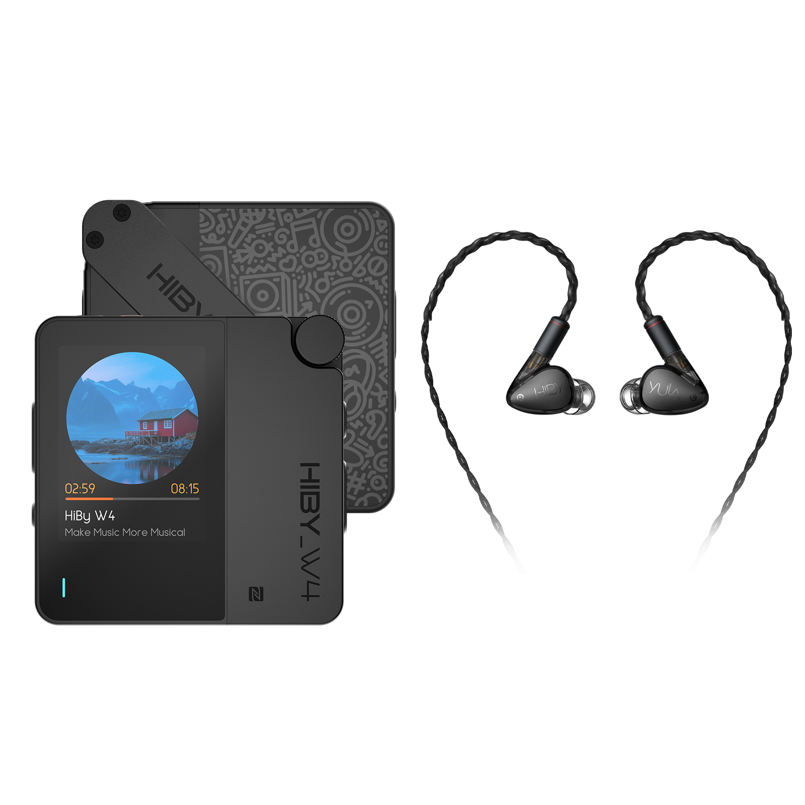 HiBy W4 - Portable HiFi Bluetooth Headphone Amplifier