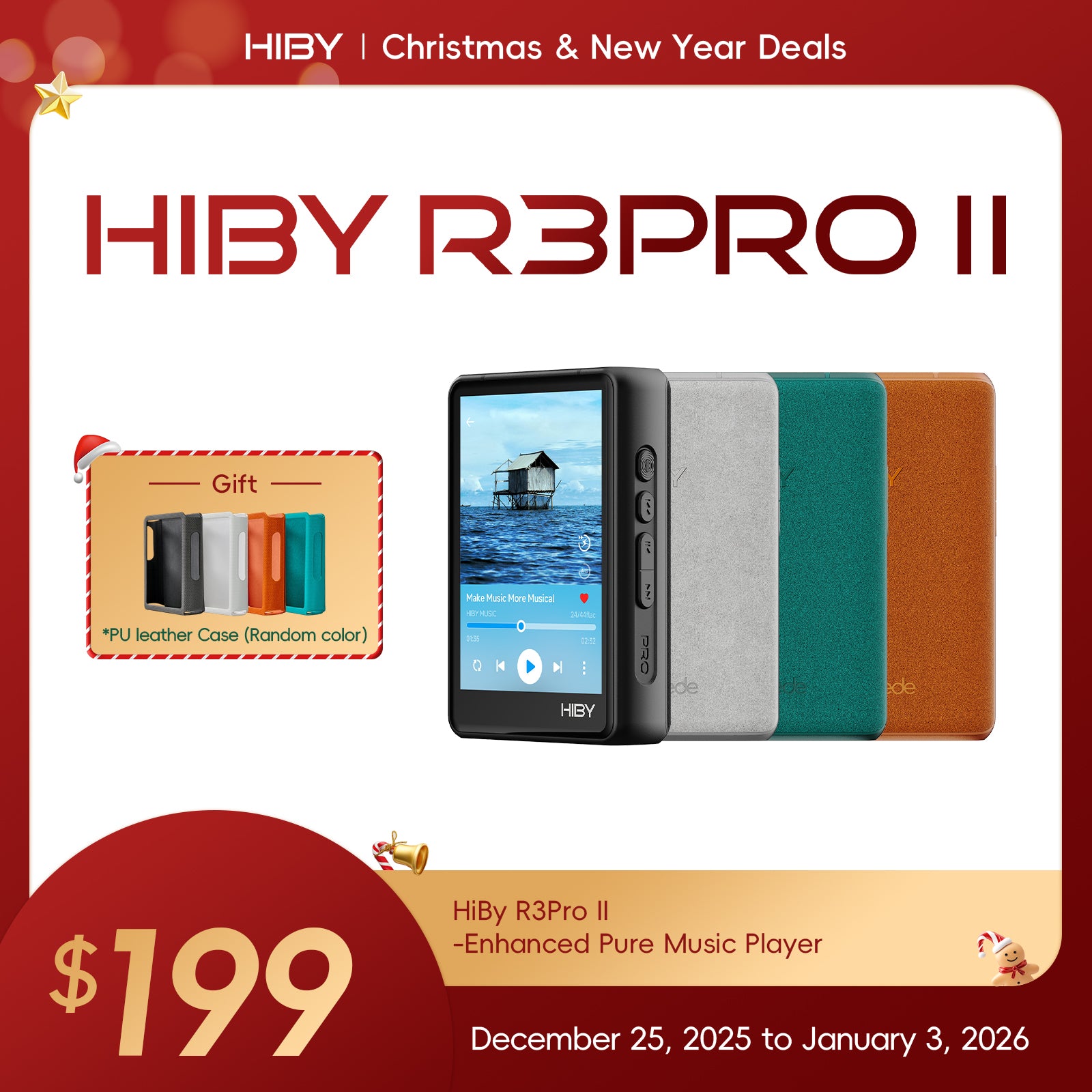 HiBy R3Pro II – Enhanced Pure Music Player