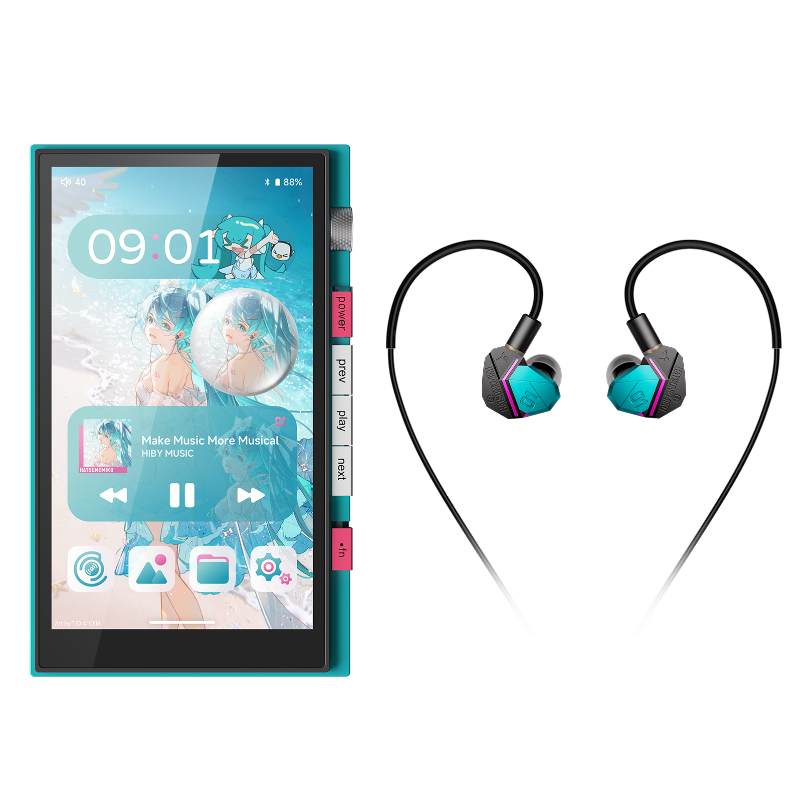 HiBy Digital YUME　初音ミク HiBy Digital YUME X Hatsune Miku
