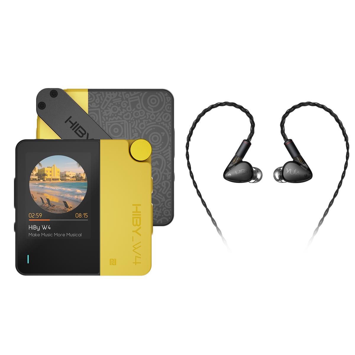 HiBy W4 - Portable HiFi Bluetooth Headphone Amplifier