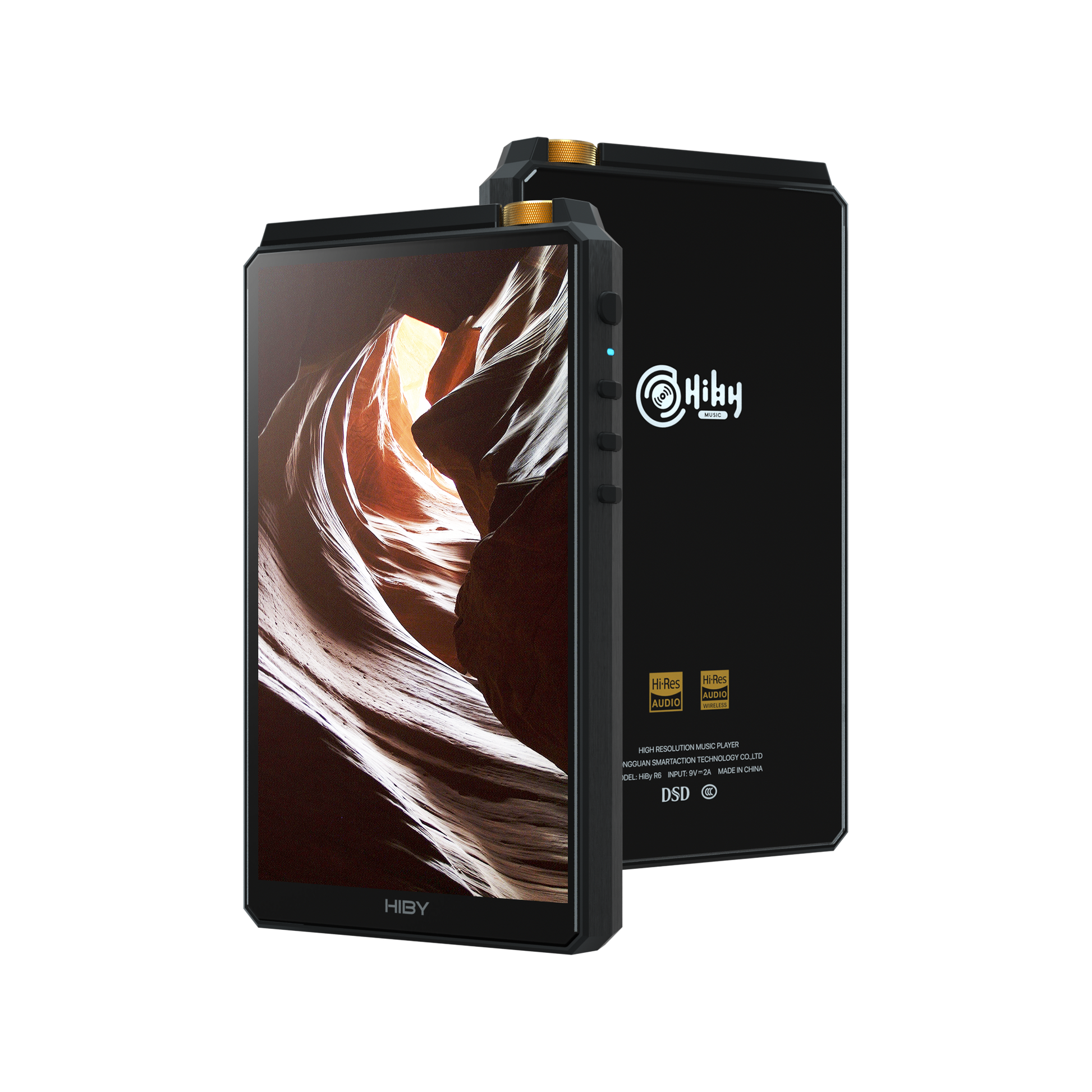 HiBy New R6 Hi-Res Portable Audio Player Medium-end Android DAP HiBy | Make Music More Musical Aluminumalloyblack