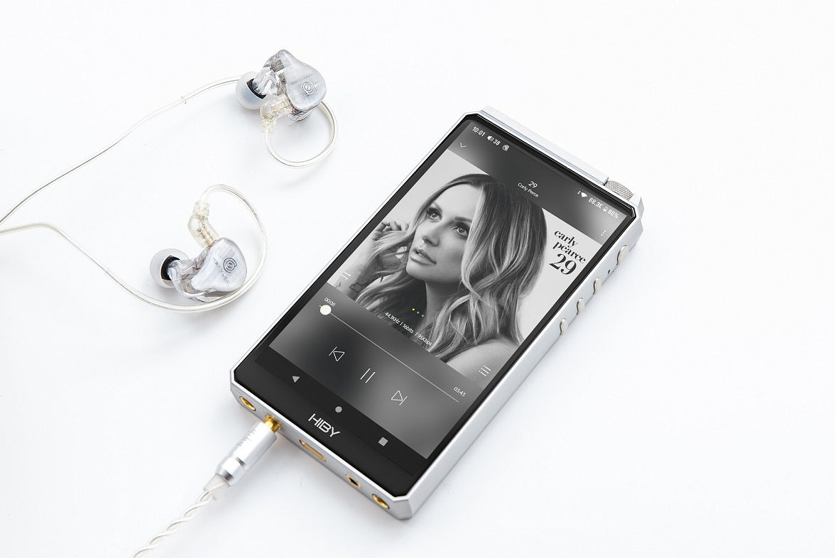 HiBy New R6 Hi-Res Portable Audio Player Medium-end Android DAP HiBy | Make Music More Musical NewR6silverCrystal4Earphones