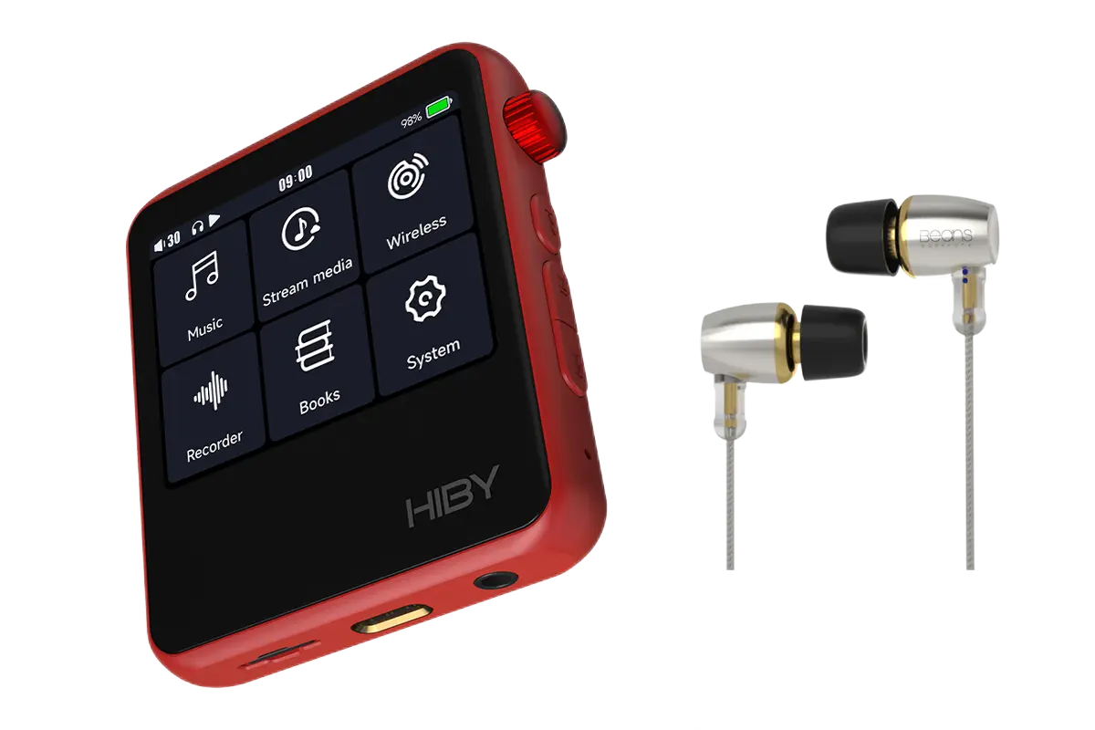HiBy R2 II - Hi-Res Entry-level HiByOS DAP HiBy | Make Music More Musical Red-Beans
