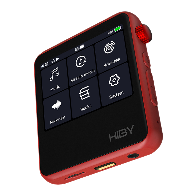 HiBy R2 II (Gen 2) Hi-Res Entry-level HiByOS DAP HiBy | Make Music More Musical Red