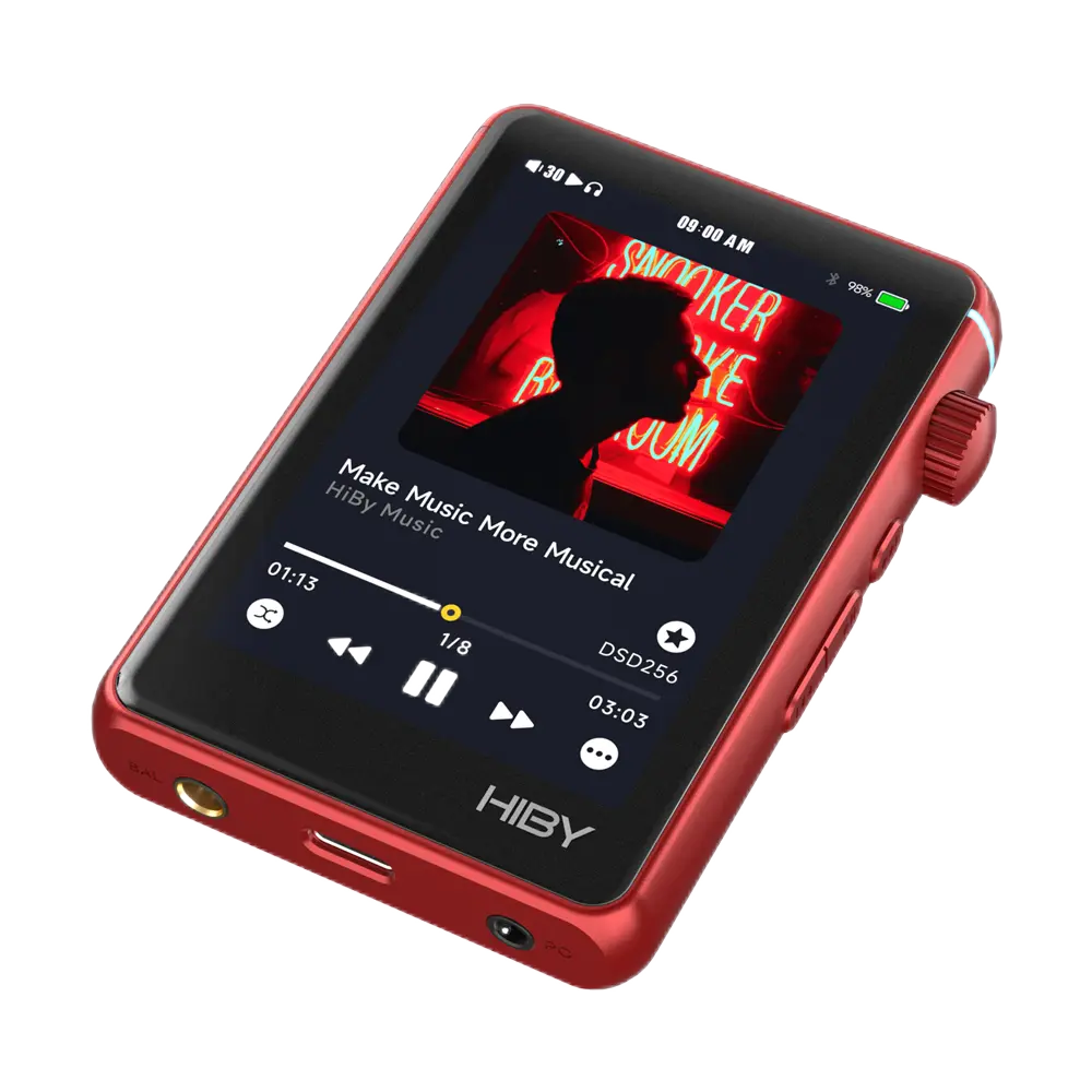HiBy R3 II - Entry-level HiFi Audio Player Music Player with HiByOS HiBy | Make Music More Musical Red