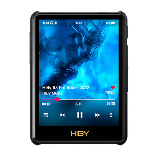 HiBy R3 Pro Saber 2022 Entry-level HiFi Lossless Audio Player with HiByOS HiBy | Make Music More Musical HiByR3ProSaber2022BlackHelaEarphones