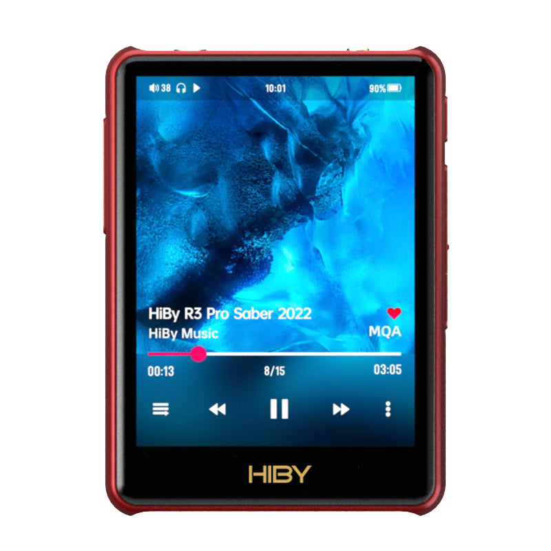 HiBy R3 Pro Saber 2022 Entry-level HiFi Lossless Audio Player with HiByOS HiBy | Make Music More Musical HiByR3ProSaber2022Red