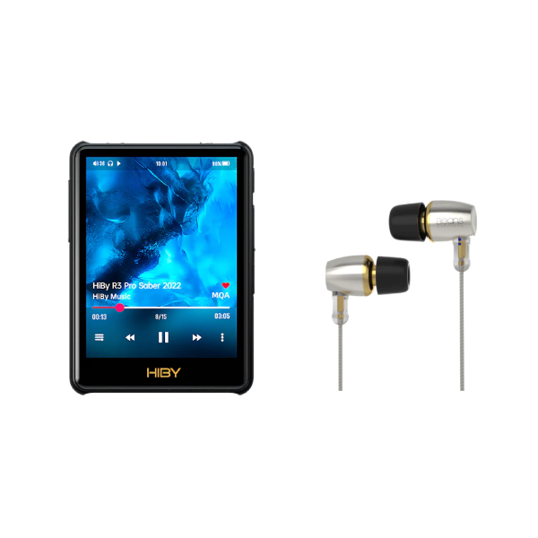 HiBy R3 Pro Saber 2022 Entry-level HiFi Lossless Audio Player with HiByOS HiBy | Make Music More Musical HiByR3ProSaber2022BlackBeansEarphones