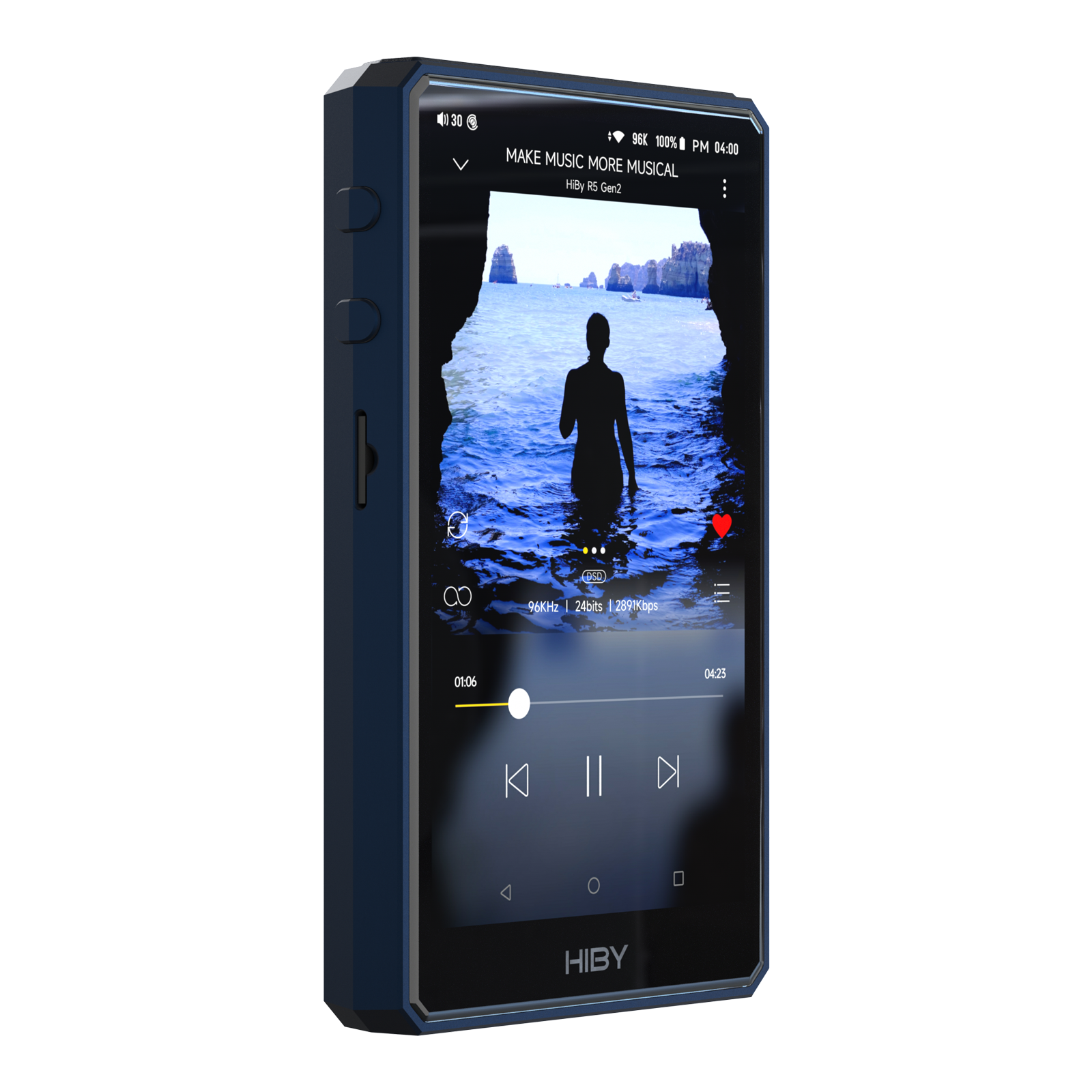 HiBy R5 II (Gen 2) Hi-Res Audio Player Medium-end Android DAP HiBy | Make Music More Musical R5Gen2blue