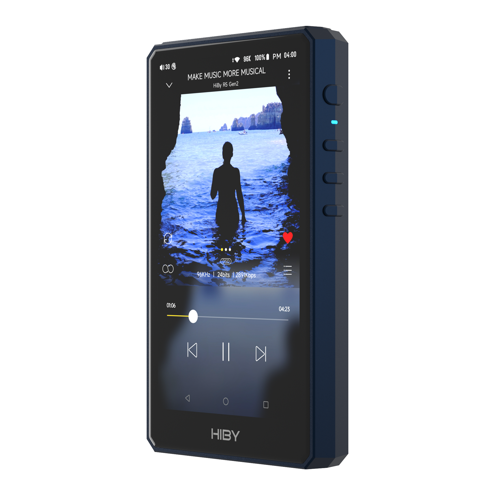 新品 HiBy R5 ブラック デジタルオーディオプレーヤー ハイレゾ対応