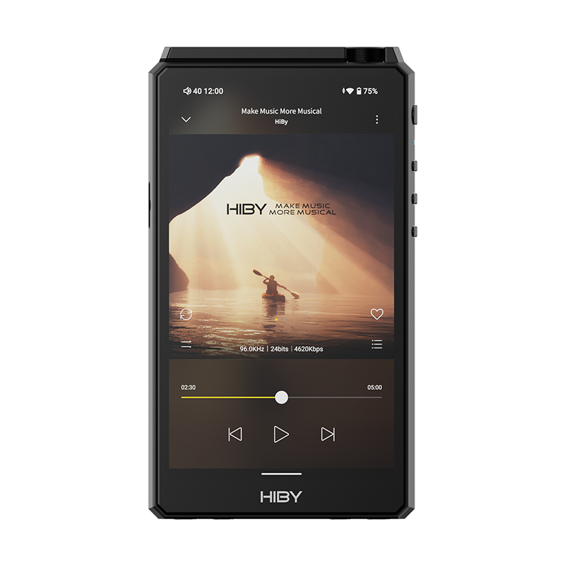HiBy R6 III (Gen 3) Hi-Res Audio Player Medium-end Android 12 DAP HiBy | Make Music More Musical Black