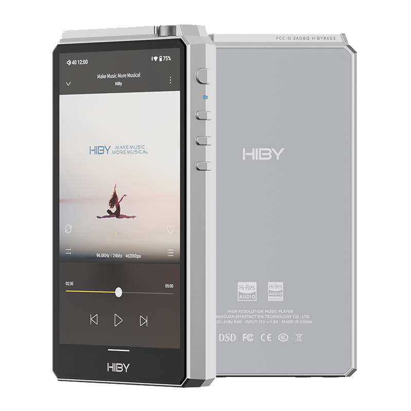 HiBy R6 III (Gen 3) Hi-Res Audio Player Medium-end Android 12 DAP HiBy | Make Music More Musical 