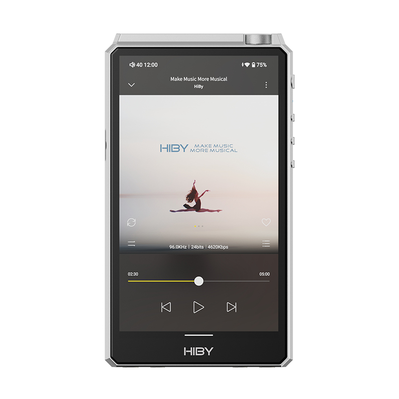 HiBy R6 III (Gen 3) Hi-Res Audio Player Medium-end Android 12 DAP HiBy | Make Music More Musical Gunmetalgray