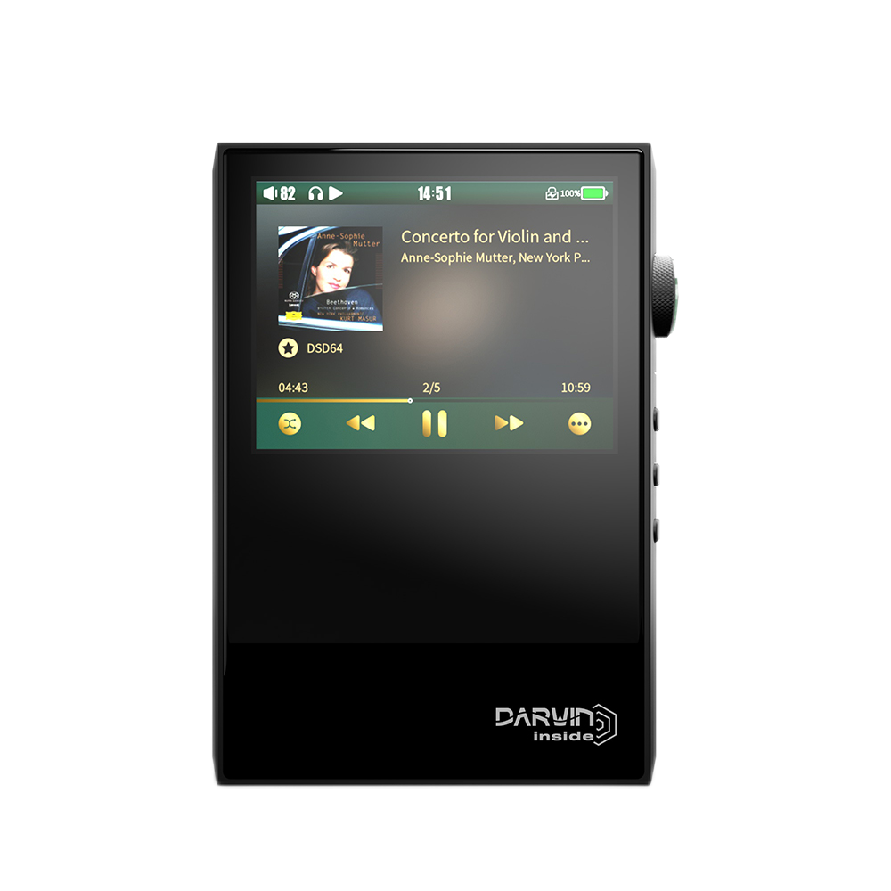HiBy RS2 Hi-Fi Audio Player Medium-end DAP with Darwin Architecture