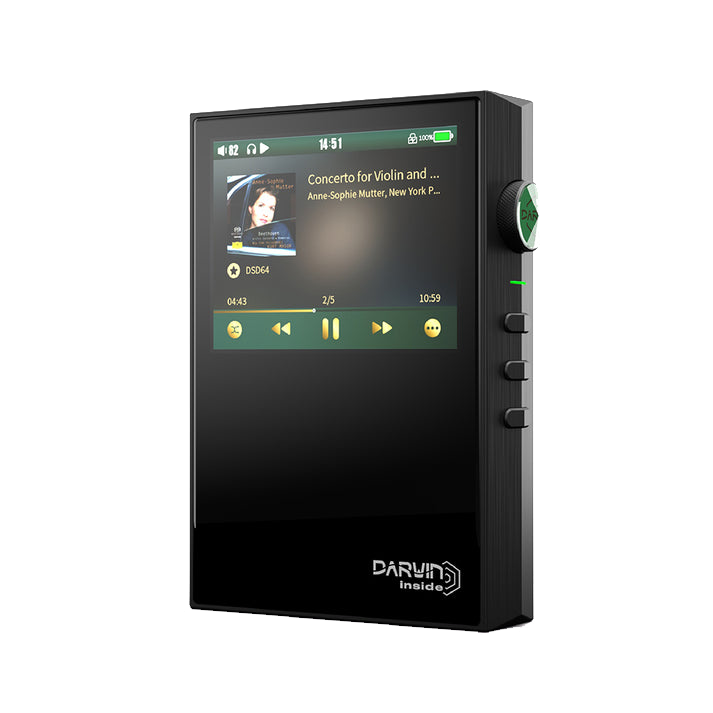RS2 HiFi Audio Player Medium end DAP Darwin Architecture