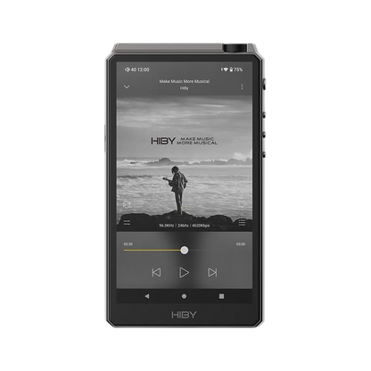 HiBy RS6 Hi-Fi Audio Player High-end DAP with 1080p Display & Open Android 9 OS HiBy | Make Music More Musical RS6Grey