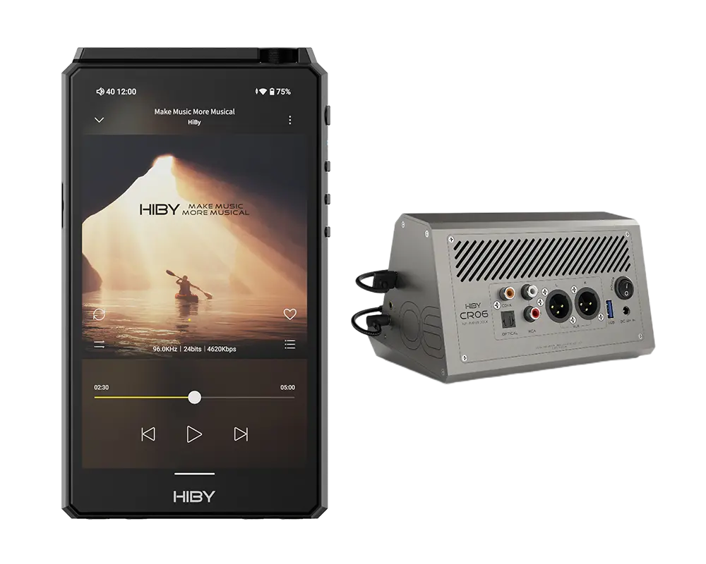 Hiby R6 III - Portable Music Player Hifi DAP HiBy | Make Music More Musical Black-CR06