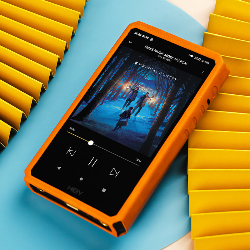 R5 Gen 2 leather case HiBy | Make Music More Musical 