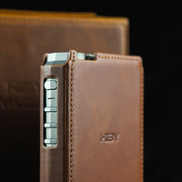 RS8 leather case HiBy | Make Music More Musical Brown