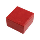 Square leather organizer BX04 for HIFI electronics - RED 2
