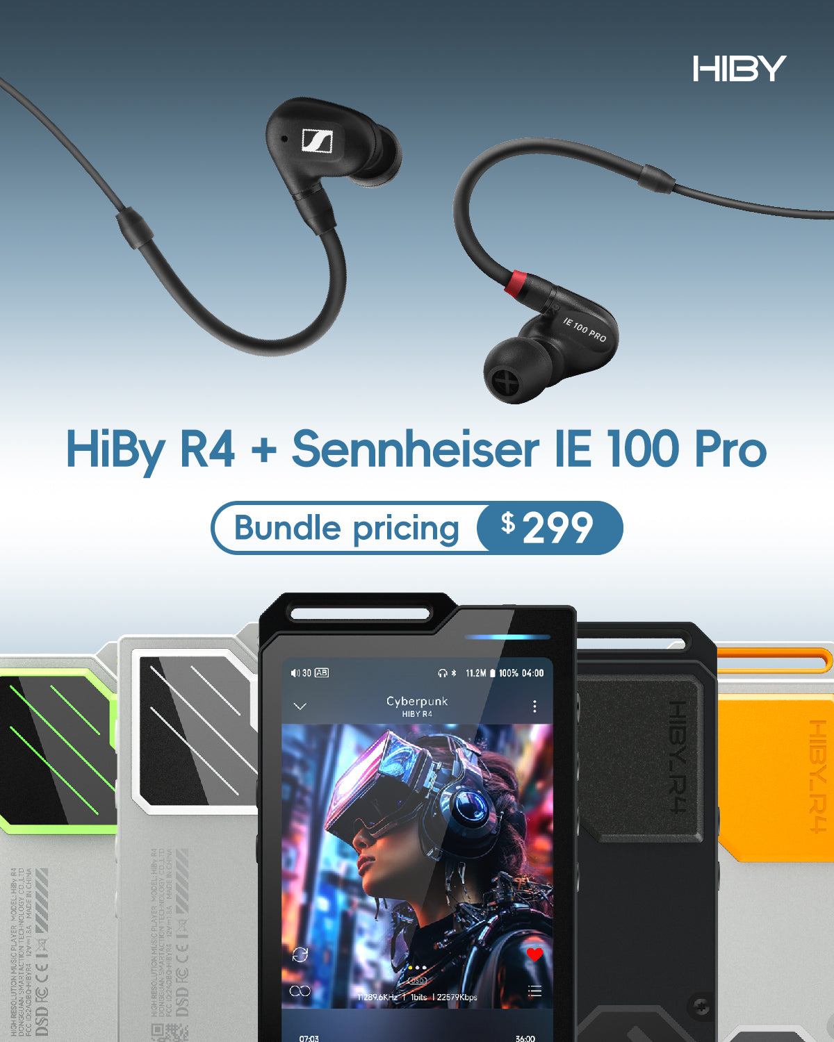 HiBy R4 + Sennheiser IE 100 Pro